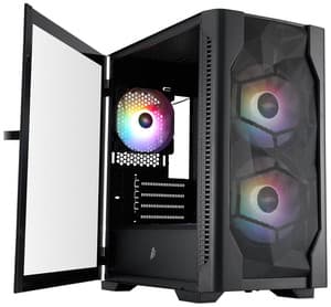 Корпус 1STPLAYER DK D4-M FRGB [D4-M-BK-2F1P-1F1] черный thumb 2