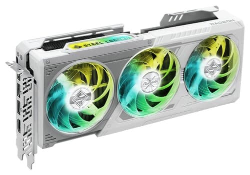 Asrock Видеокарта ASRock AMD Radeon RX 9070 XT Steel Legend [RX9070XT SL 16G], фото 11