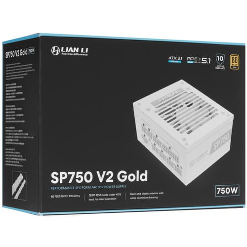 Блок питания LIAN LI SP750 V2 Gold [G9P.SP0750G.W000.RU] белый thumb 9