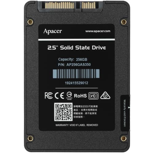Apacer 256 ГБ 2.5" SATA накопитель Apacer AS350 PANTHER [AP256GAS350-1], фото 2