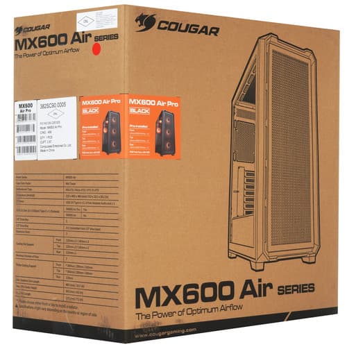 Корпус Cougar MX600 Air Pro [MX600 Air Pro] черный thumb 14