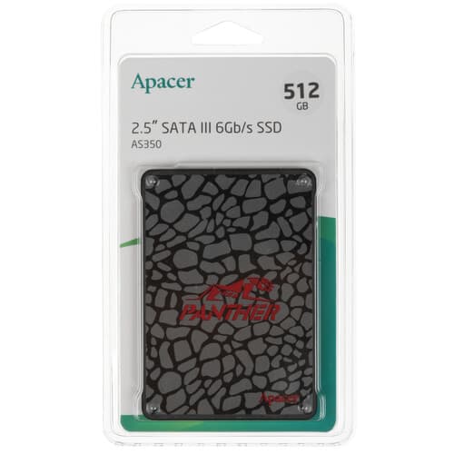Apacer 512 ГБ 2.5" SATA накопитель Apacer AS350 PANTHER [AP512GAS350-1], фото 5