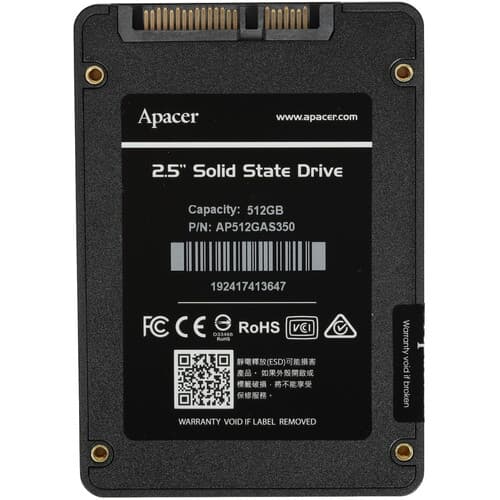 Apacer 512 ГБ 2.5" SATA накопитель Apacer AS350 PANTHER [AP512GAS350-1], фото 2