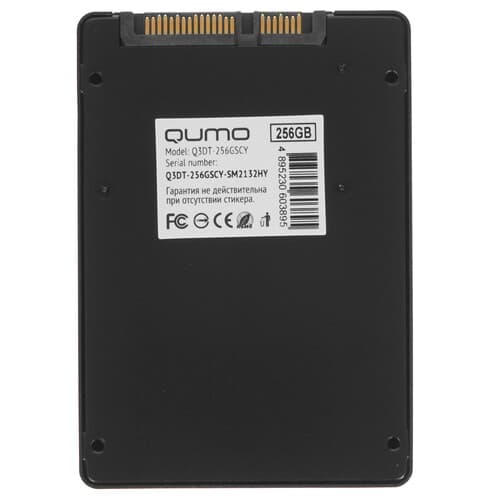 256 ГБ 2.5" SATA накопитель QUMO Novation 3D [Q3DT-256GSCY OEM] thumb 2