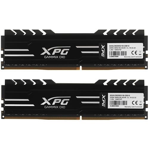 XPG (ADATA) Оперативная память ADATA XPG GAMMIX D10 [AX4U36008G18I-DB10] 16 ГБ, фото 2