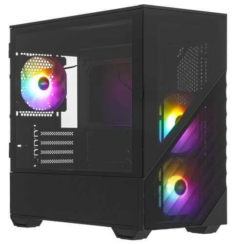 Корпус 1STPLAYER DK D7 [D7-BK-3F1] черный thumb 1