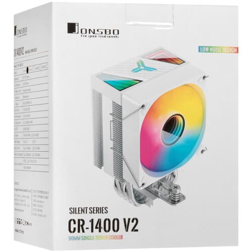 JONSBO Кулер для процессора JONSBO CR-1400 V2 Color [CR-1400 V2 Color Black] черный, фото 12