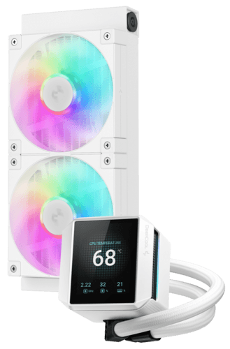 Система охлаждения DEEPCOOL MYSTIQUE 240 WH ARGB  белая thumb 2