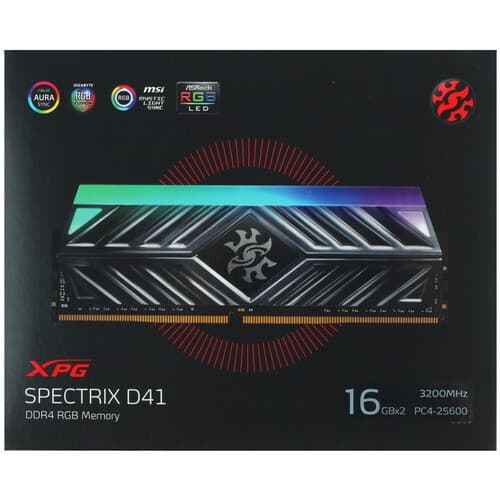 XPG (ADATA) Оперативная память ADATA XPG SPECTRIX D41 RGB [AX4U320016G16A-DT41] 32 ГБ, фото 5