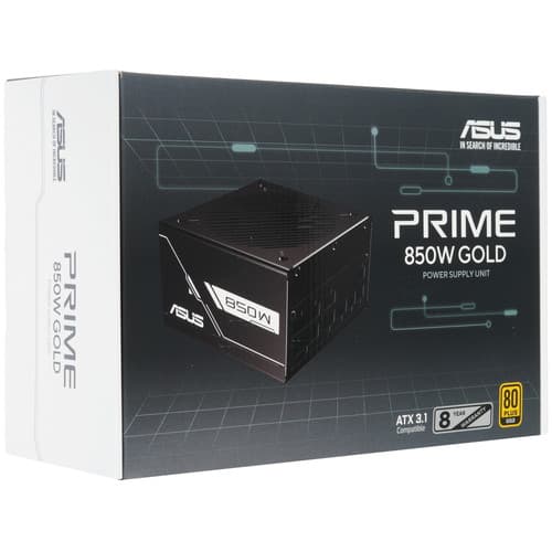 Блок питания ASUS Prime 850W Gold [90YE00U2-B0NA00] белый, черный thumb 8