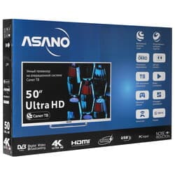 Asano 49.5" (126 см) Телевизор Asano 50LU5011T белый, фото 12