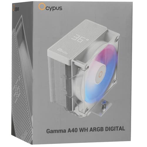 Ocypus Кулер для процессора Ocypus Gamma A40 WH ARGB Digital [Gamma-A40-WH1NAWD00X-GL] белый, фото 12