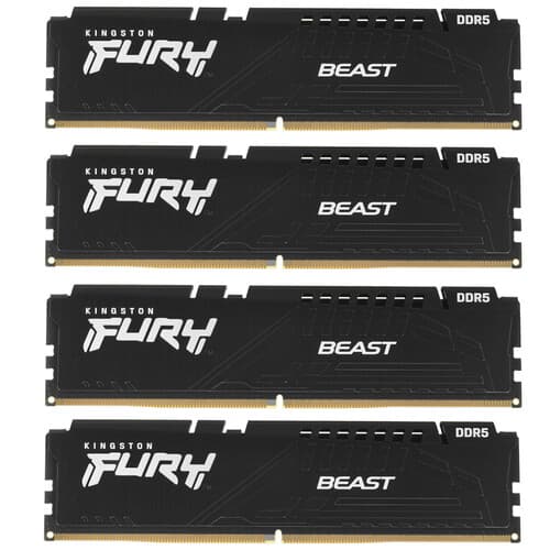 Kingston FURY Оперативная память Kingston FURY Beast Black [KF560C40BBK4-64] 64 ГБ