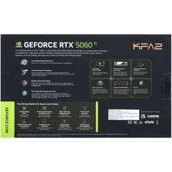 KFA2 Видеокарта KFA2 GeForce RTX 5060 Ti C-series  OC 2FAN LED Black [56ISN8MDABCK], фото 8