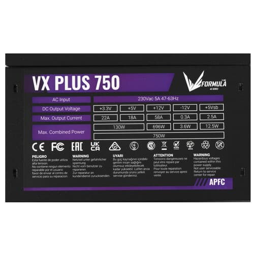 Блок питания Formula VX PLUS 750 [VX PLUS 750W] черный thumb 4