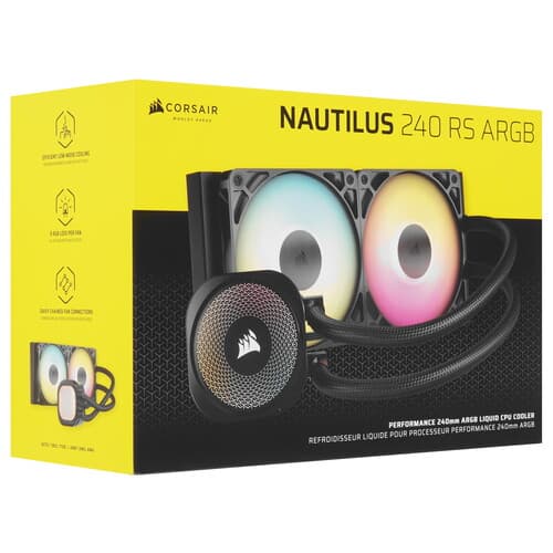 Система охлаждения Corsair NAUTILUS 240 ARGB черная thumb 10