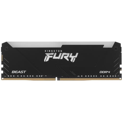 Kingston FURY Оперативная память Kingston FURY Beast Black RGB [KF432C16BB2A/8WP] 8 ГБ