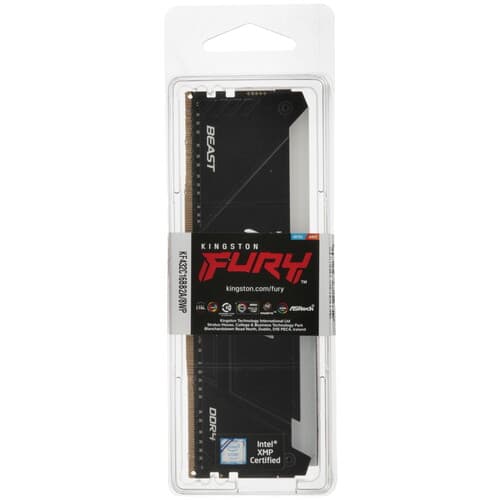 Kingston FURY Оперативная память Kingston FURY Beast Black RGB [KF432C16BB2A/8WP] 8 ГБ, фото 4