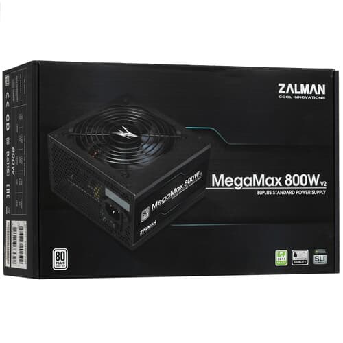 Блок питания ZALMAN MegaMax 800W [ZM800-TXII] черный thumb 6