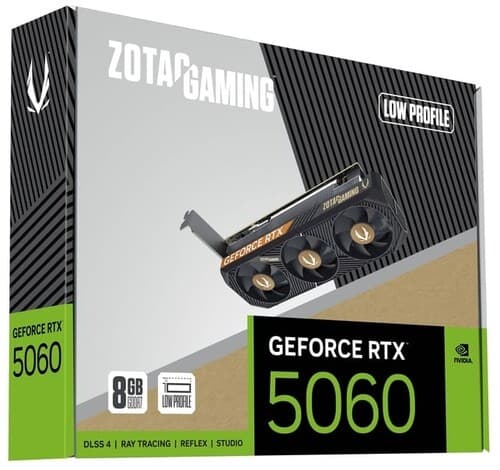Zotac Видеокарта Zotac GeForce RTX 5060 GAMING Low Profile [ZT-B50600L-10L], фото 17