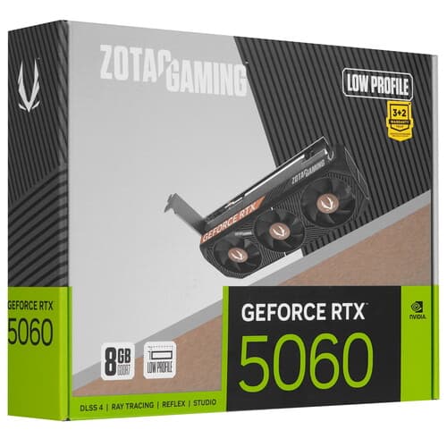 Zotac Видеокарта Zotac GeForce RTX 5060 GAMING Low Profile [ZT-B50600L-10L], фото 10