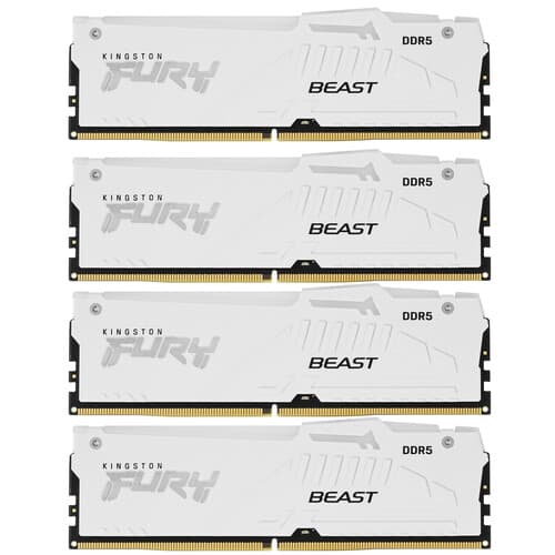 Kingston FURY Оперативная память Kingston FURY Beast White RGB [KF556C40BWAK4-64] 64 ГБ, фото 2