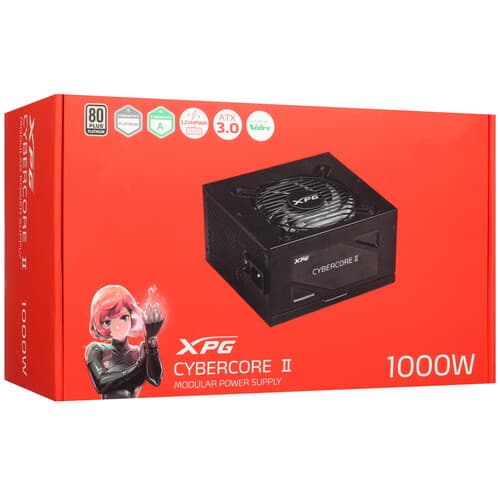 Блок питания ADATA XPG CYBER CORE II 1000W [CYBERCOREII1000P-BKCEU] черный thumb 9