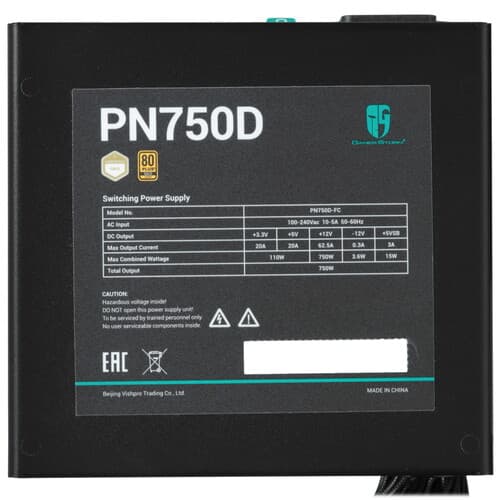 Блок питания DEEPCOOL GamerStorm PN750D [R-PN750D-FC0B-WGEU-V2] черный thumb 4