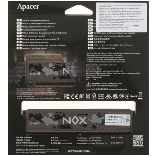 Apacer Оперативная память Apacer NOX [AH5U32G60C622MBAA-2] 32 ГБ, фото 3