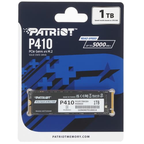 1000 ГБ M.2 NVMe накопитель Patriot P410 [P410P1TBM28H] thumb 1