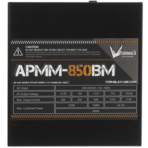 Блок питания Formula APMM-850BM  черный thumb 4