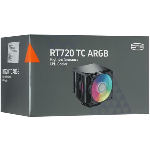PCCooler Кулер для процессора PCCooler RT720 TC ARGB BK [RT720TC-BKAWYX-GL] черный, фото 12