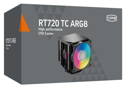 PCCooler Кулер для процессора PCCooler RT720 TC ARGB BK [RT720TC-BKAWYX-GL] черный, фото 17