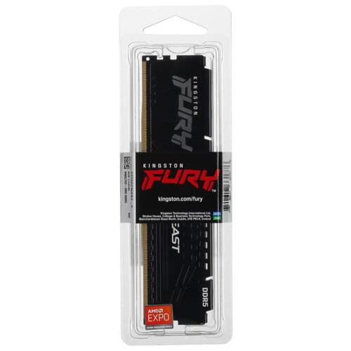 Kingston FURY Оперативная память Kingston Fury Beast Black AMD [KF556C36BBE-8] 8 ГБ, фото 3