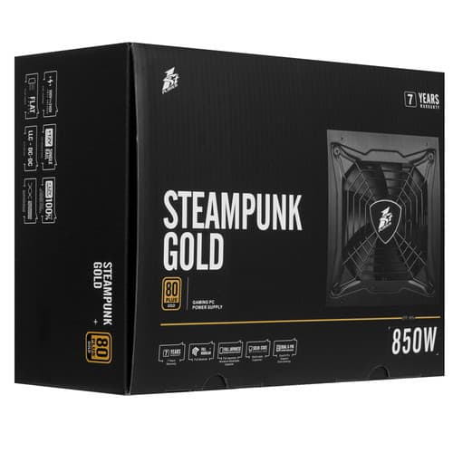Блок питания 1STPLAYER STEAMPUNK 850W [PS-850SP] черный thumb 8