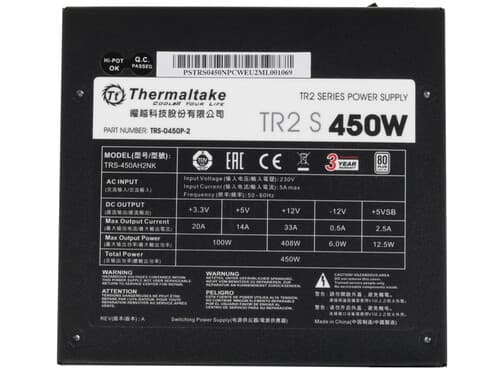 Блок питания Thermaltake TR2 S 450W [PS-TRS-0450NPCWEU-2] черный thumb 6
