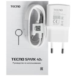 Tecno 6.67" Смартфон Tecno SPARK 40C 256 ГБ серый, фото 10