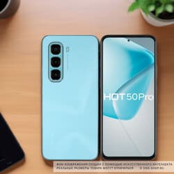 Infinix 6.78" Смартфон Infinix HOT 50 Pro 256 ГБ голубой, фото 21