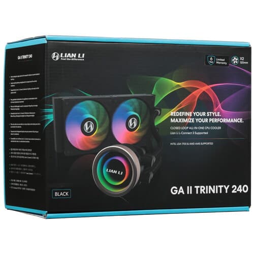 Система охлаждения LIAN LI GALAHAD II TRINITY 240 черная thumb 11