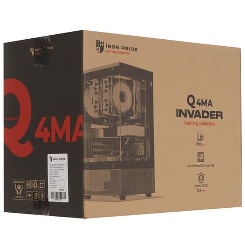Корпус Iron Pride INVADER Q4MA [УФ-00002599] белый thumb 14