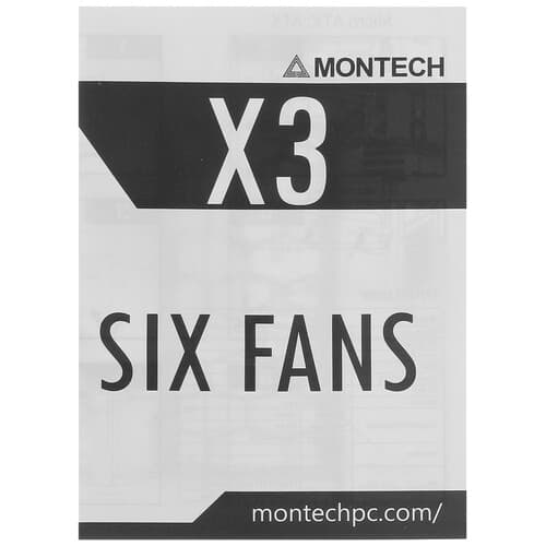 Корпус MONTECH X3 MESH [X3 MESH (B)] черный thumb 15