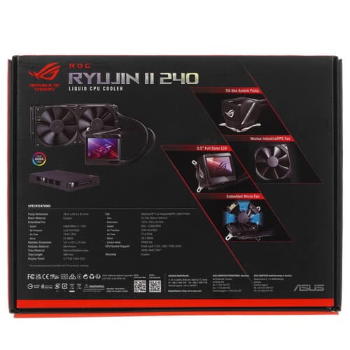 Система охлаждения ASUS ROG RYUJIN II 240 черная thumb 13