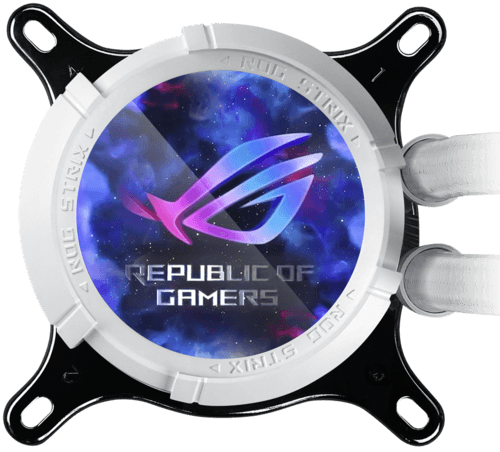 Система охлаждения ASUS ROG STRIX LC III 360 ARGB LCD  белая thumb 4