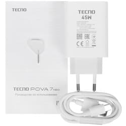 Tecno 6.78" Смартфон Tecno POVA 7 Neo 256 ГБ серебристый, фото 10