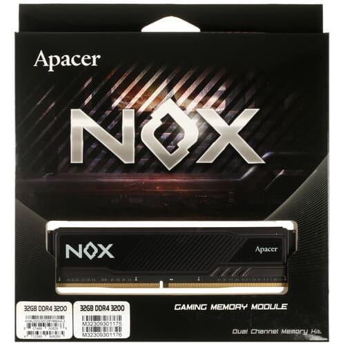 Apacer Оперативная память Apacer NOX [AH4U32G32C28YMBAA-2] 32 ГБ, фото 4