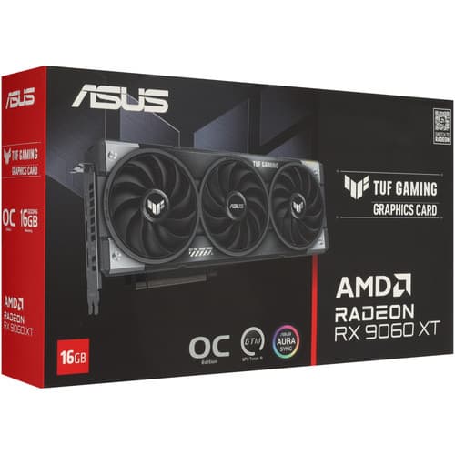 Видеокарта ASUS AMD Radeon RX 9060 XT TUF GAMING OC [TUF-RX9060XT-O16G-GAMING] thumb 11