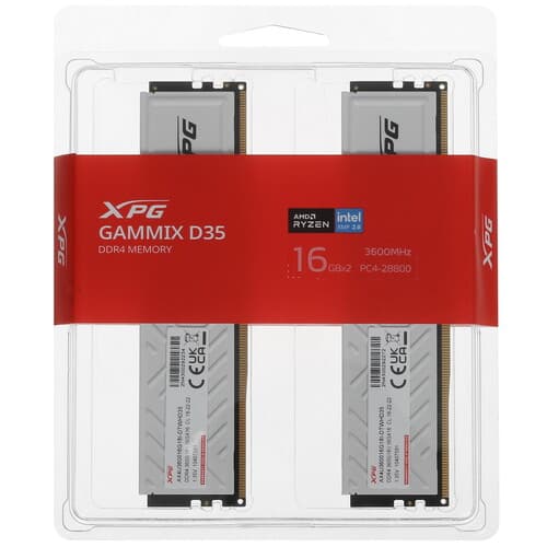 XPG (ADATA) Оперативная память ADATA XPG GAMMIX D35 [AX4U360016G18I-DTWHD35] 32 ГБ, фото 3