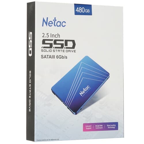 Netac 480 ГБ 2.5" SATA накопитель Netac N535S [NT01N535S-480G-S3X], фото 5