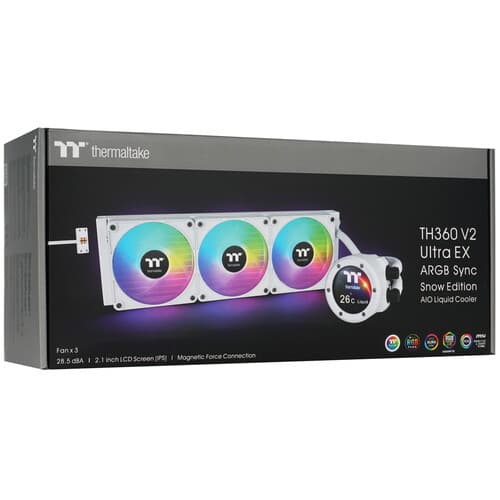 Система охлаждения Thermaltake AIO TH360 V2 Ultra EX ARGB Sync  белая thumb 9