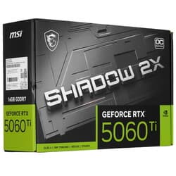 MSI Видеокарта MSI GeForce RTX 5060 Ti SHADOW 2X OC PLUS [RTX 5060 Ti 16G SHADOW 2X OC PLUS], фото 9